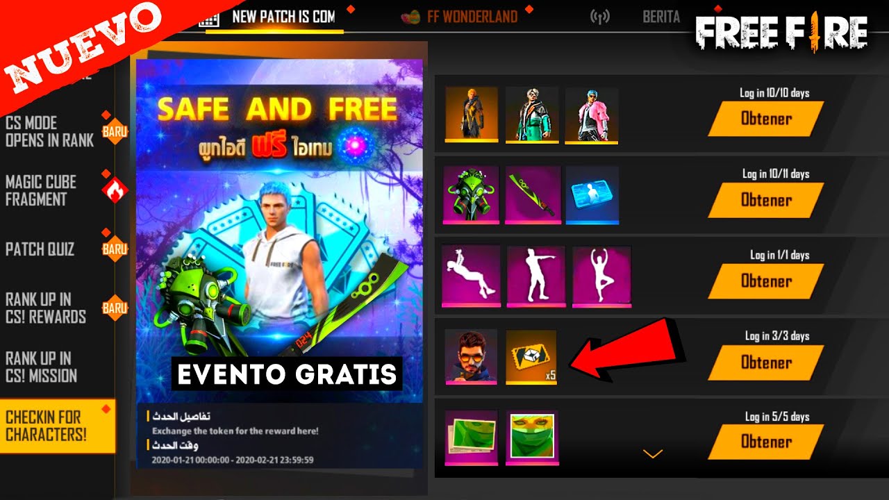 descubre cuales son los eventos actuales en free fire guia completa y actualizada